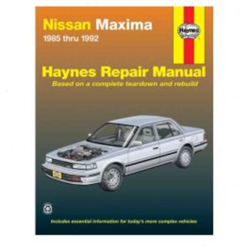 Haynes 72020 Repair Manual Nissan Maxima 85-92