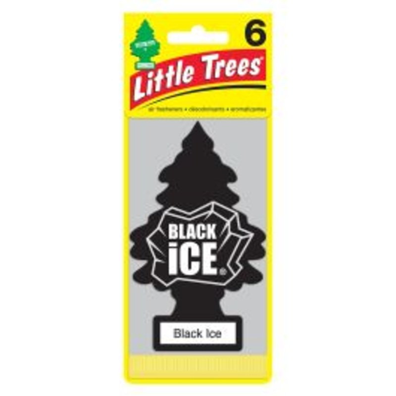 Little Trees Black Ice Air Freshener Scent Home Car 6-12-24-48-96-144 pc