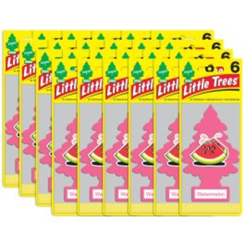 Little Trees Watermelon Air Freshener for Car and Home - 144 pack