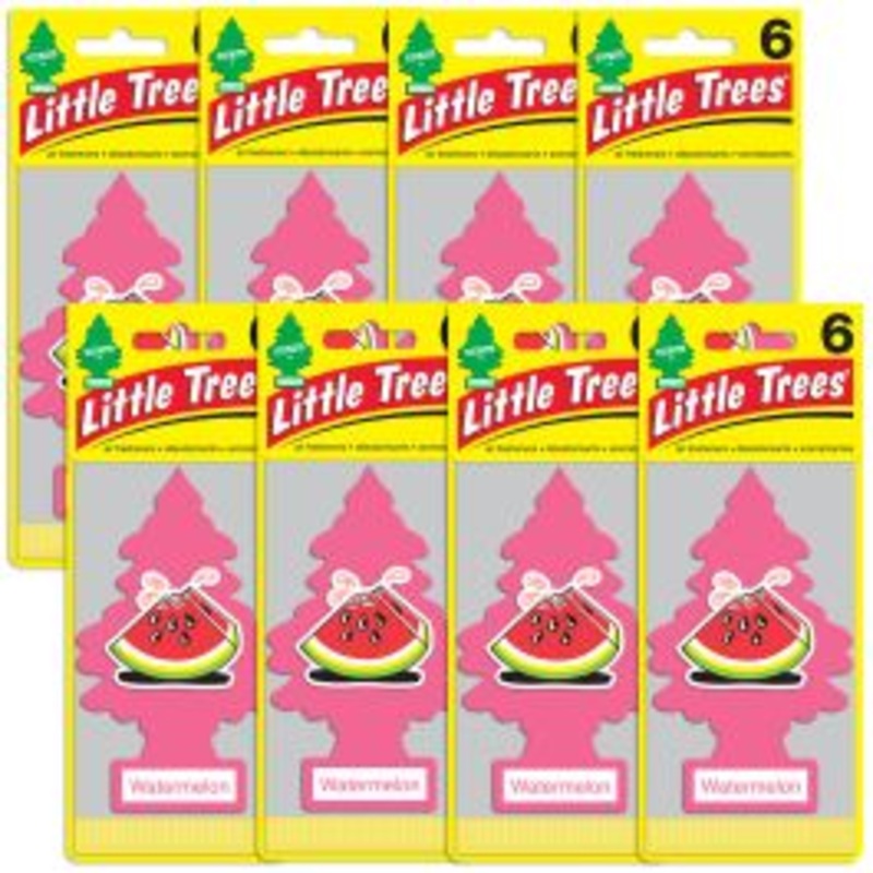 Little Trees Watermelon Air Freshener for Car and Home - 48 pack
