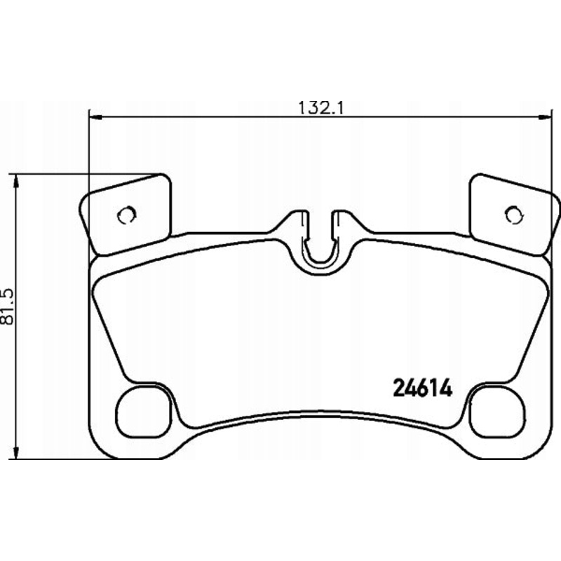 Rear Brake Pad 7L0698451D 2461401 P85103 Compatible With AUDI Q7 4LB