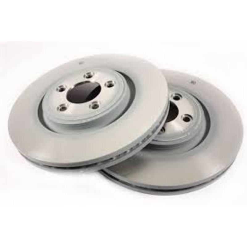 Front Brake Disc Set C2C25336 Compatible With JAGUAR XF I (X250)