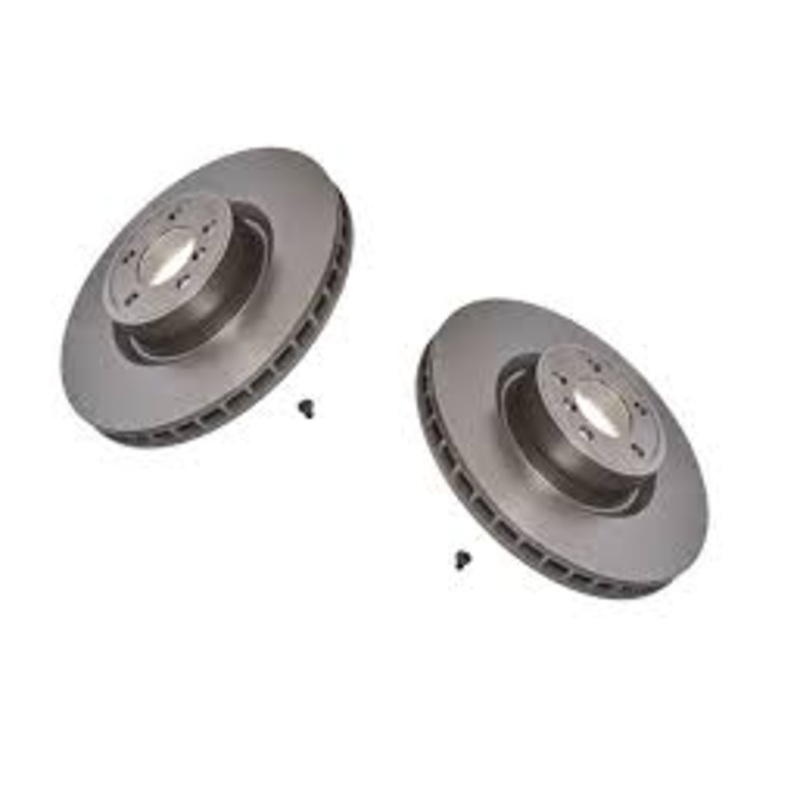 Front Brake Disc Set LR031845 LR011591  Compatible With LAND ROVER RANGE ROVER III (L322) &  RANGE ROVER IV (L405)