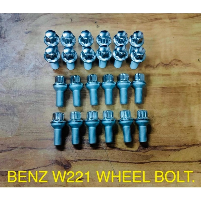 MERCEDES BENZ Wheel Bolt For MERCEDES BENZ S-CLASS W222 (SET OF 4)