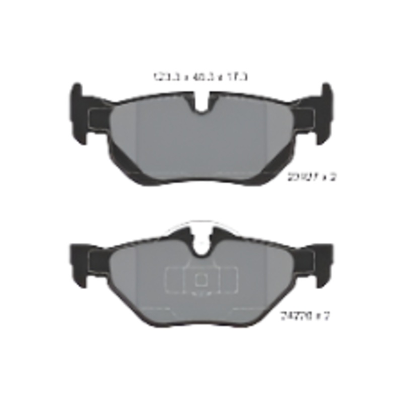 Rear Brake Pad 34212288891 34216774692 2392701  P06038 Compatible With BMW 3 Series E90