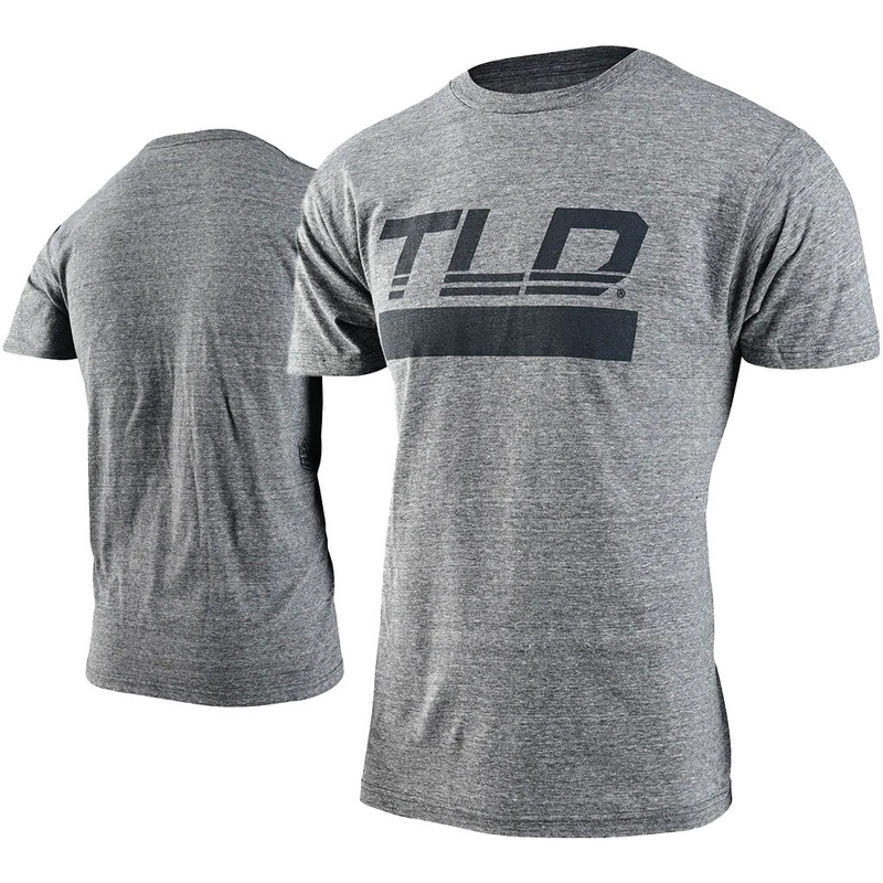 TLD Speed Logo Tee - M - Ash Heather